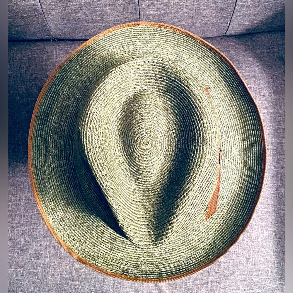NWOB Stetson STRATOLINER Green Hemp Fedora